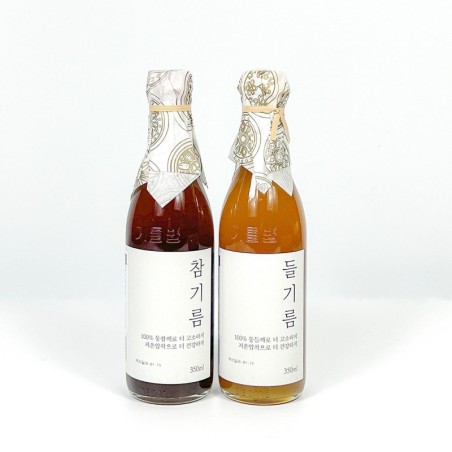 저온압착 중국산 들기름 350ml+350ml